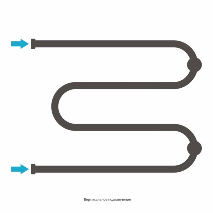 Сунержа Водяной полотенцесушитель 500x650, М-образный, 032-0008-5065 цвет: матовое золото