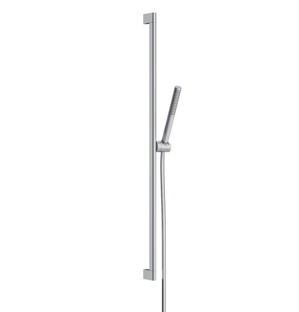 Душевой гарнитур EcoSmart+ со штангой 90см, Pulsify S Hansgrohe, хром арт. 24383000