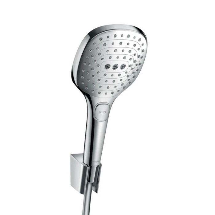 Душевой набор с держателем и шлангом 160см Raindance Select E Hansgrohe, хром арт. 26720000
