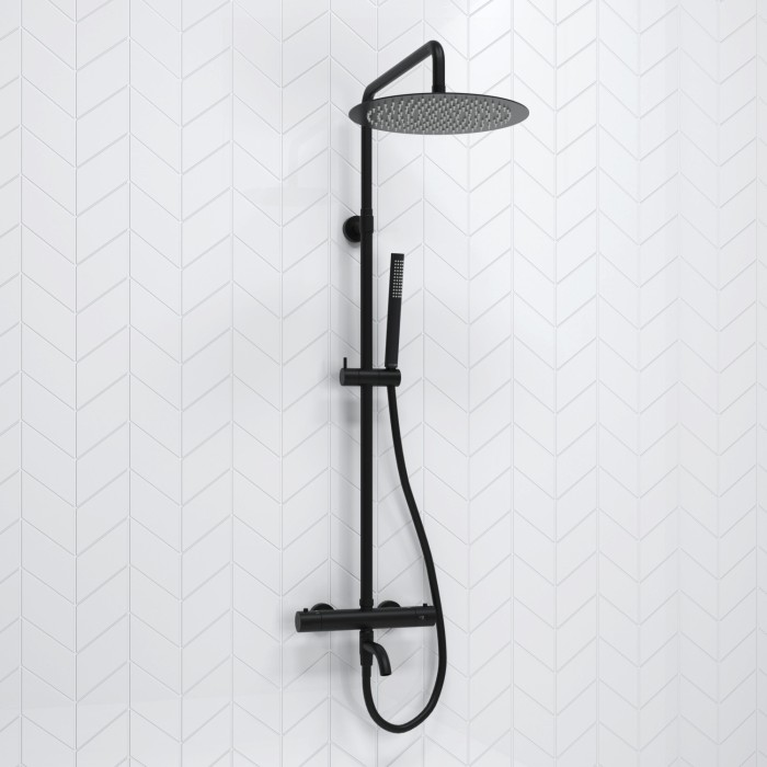 Душевая система с термостатическим смесителем WasserKRAFT арт. A288.160.217.BM Thermo