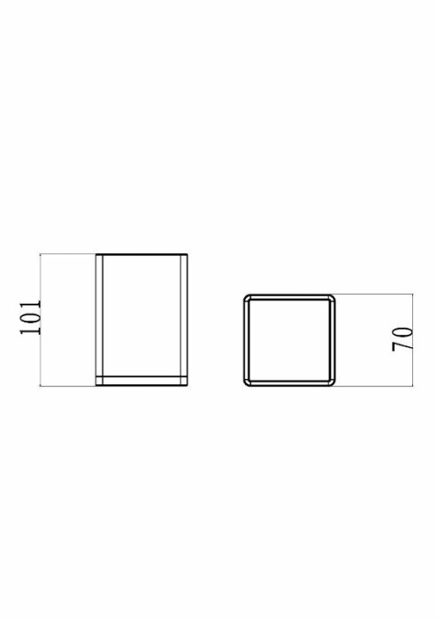 Стакан для зубных щеток, Boheme 10961-W-G