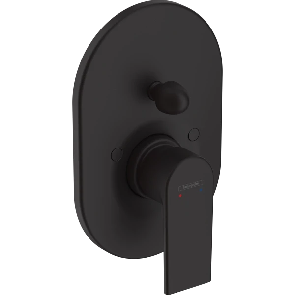 Смеситель для ванны скрытого монтажа, Hansgrohe Vernis Shape, черный арт. 71458670