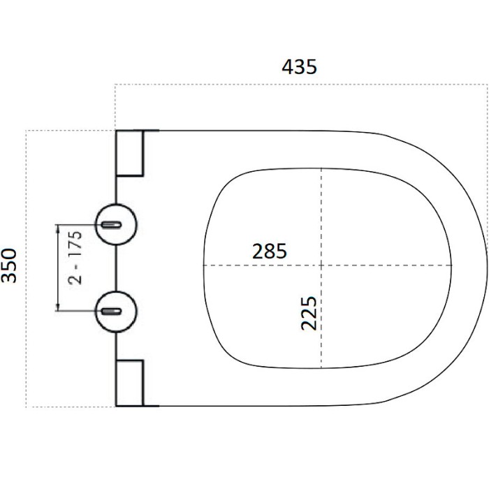 Крышка для унитаза, soft-close, белый, Avva Boheme 976-W