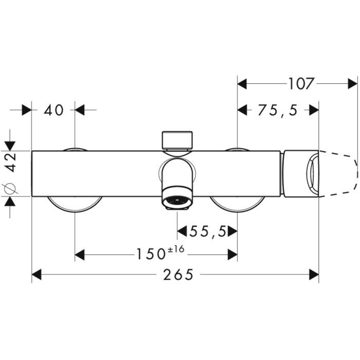 Смеситель для ванны Citterio M Axor, шлифованное золото арт. 34420250