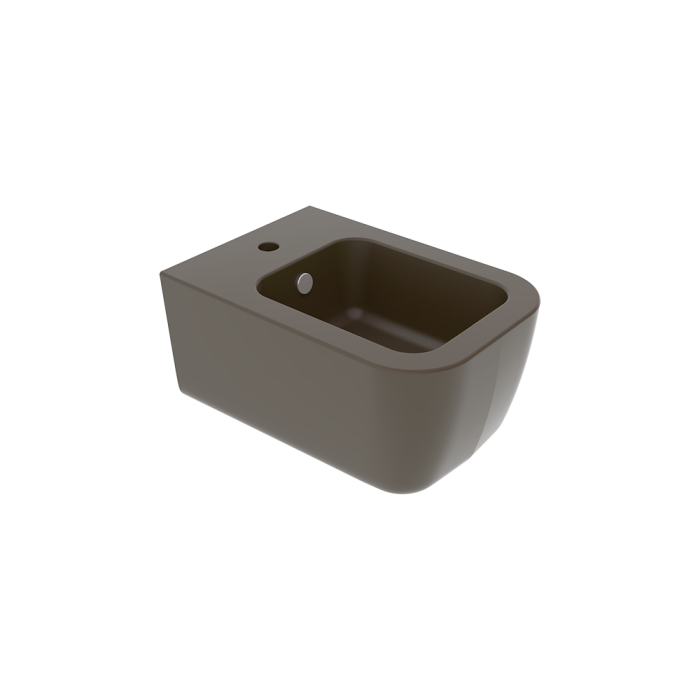 Биде подвесное кофейный матовый, GSG Ceramic Design Brio, BRBISO018