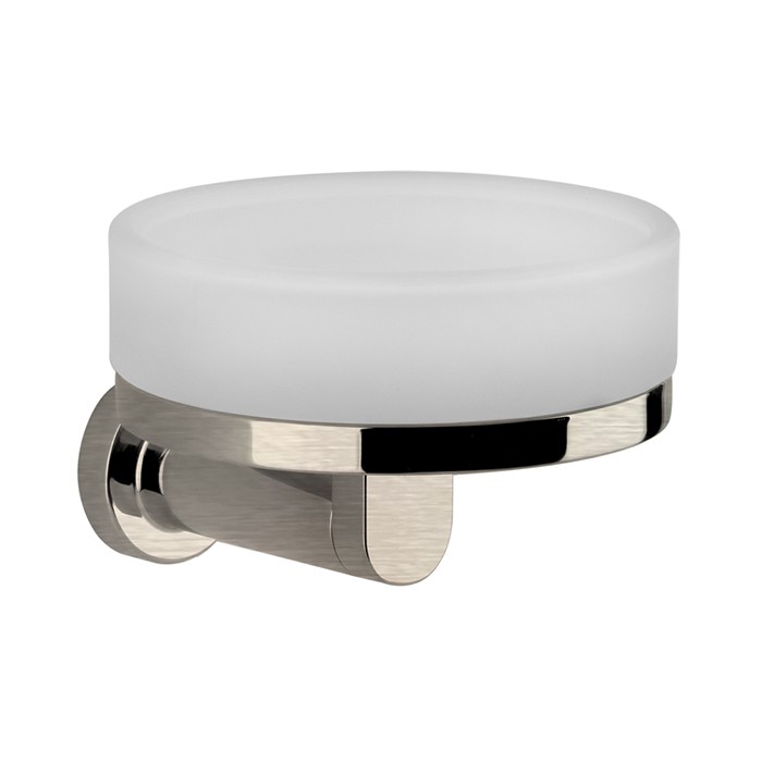 Мыльница, подвесная, сатинированное стекло, Gessi Emporio accessories, finox brushed nickel арт. 38803#149
