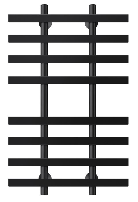 Полотенцесушитель электрический 80x20x70 Понтида 4 (черный матовый) Secado арт. 4673739240489