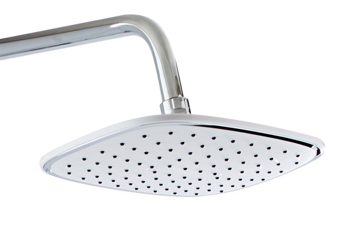 Душевая система с поворотным изливом, с термостатом, хром/белый, Azario NEVO арт. AZ-821