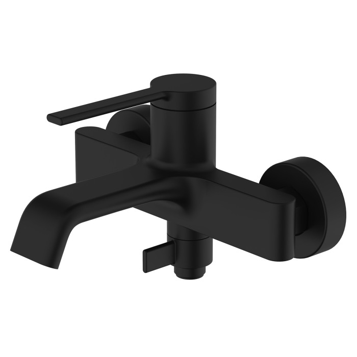 Смеситель для ванны и душа с ручным душем, керамический картридж, черный, Azario VINCENTE арт. AZ-VRZ2338326PA