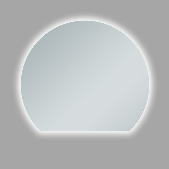 Зеркало 600х525 с подсветкой, сенсорный выключатель с функцией диммера, Azario Milan - AZ-Z-048CS