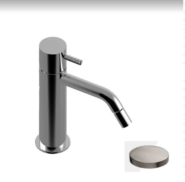 Смеситель для биде, высокий излив, без донного клапана, Giulini My future deluxe, матовый никель арт. 5907/SCDNKO