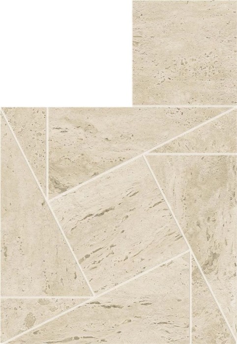 Плитка mosaico tessellation 22x26 ATLAS CONCORDE italy Marvel travertine арт. AF9I