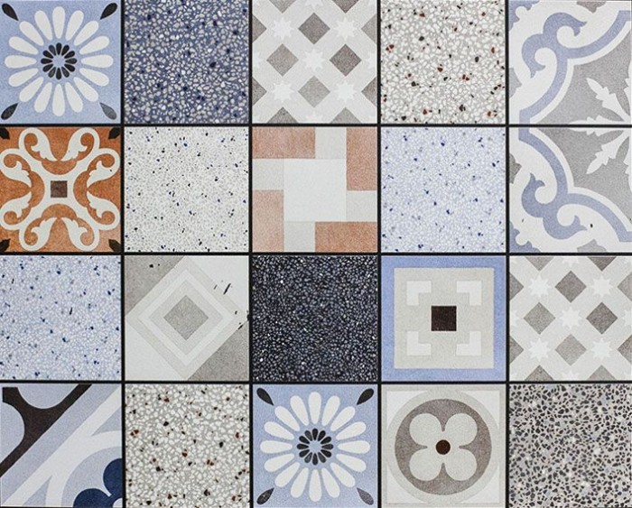 Плитка retro_mix (15 pz) 20x20 FIORANESE Cementino retro арт. CMR20RM