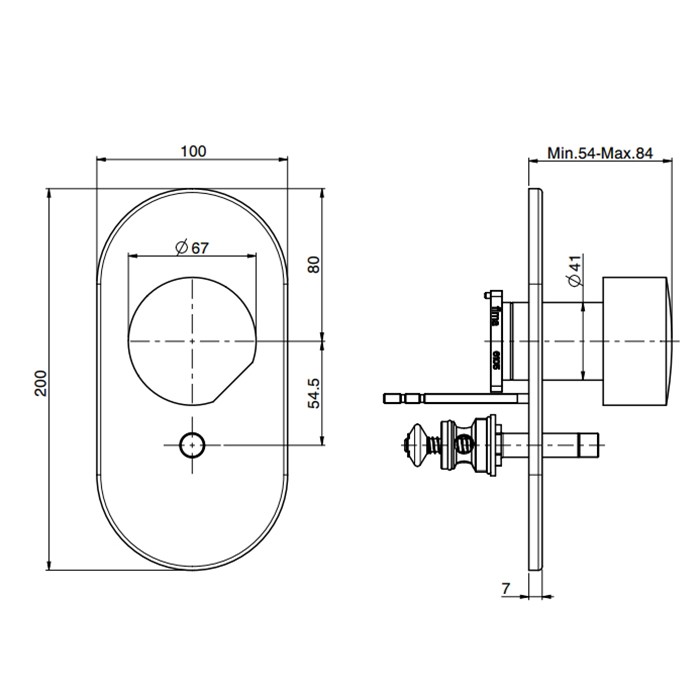 Fima Carlo Frattini Смеситель для душа, встраиваемый, с переключателем на 2 источника, So, F3189X2NS цвет: черный