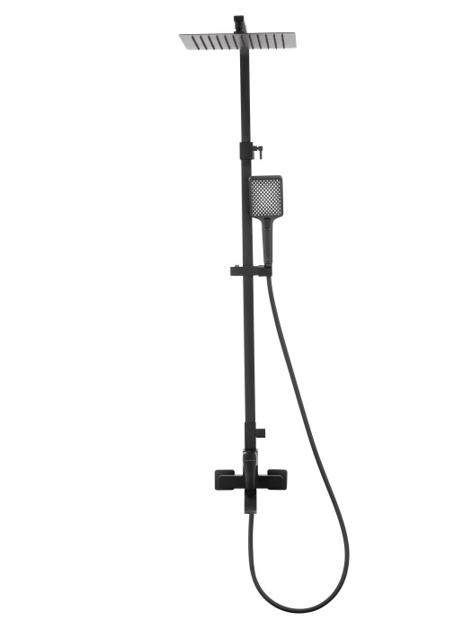 Душевая система, Wonzon & Woghand Flex, WW-88047072-MB цвет: черный