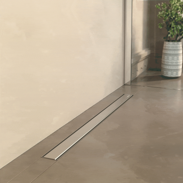 Душевой лоток BERGES В1 Keramik 800, золото глянец, S-сифон D50/105 H50, арт.092019