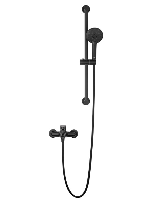 Смеситель для ванны с душевым гарнитуром, Wonzon & Woghand Alfa, WW-AE3205-MB цвет: черный