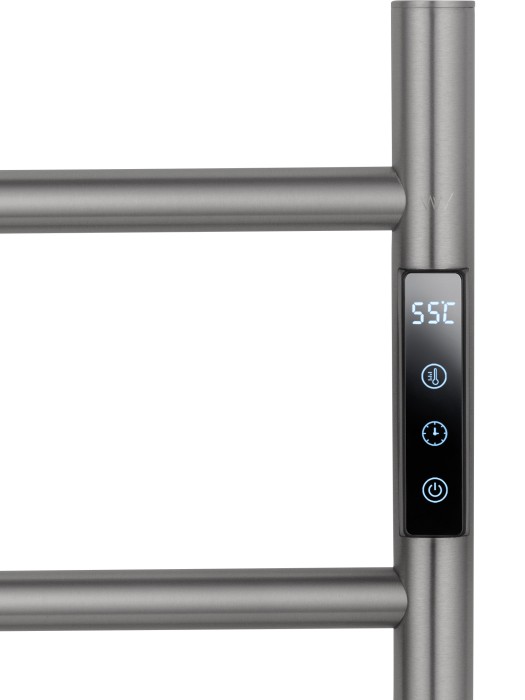 Полотенцесушитель электрический, Wonzon & Woghand Bonn, WW-AL404-BR цвет: никель