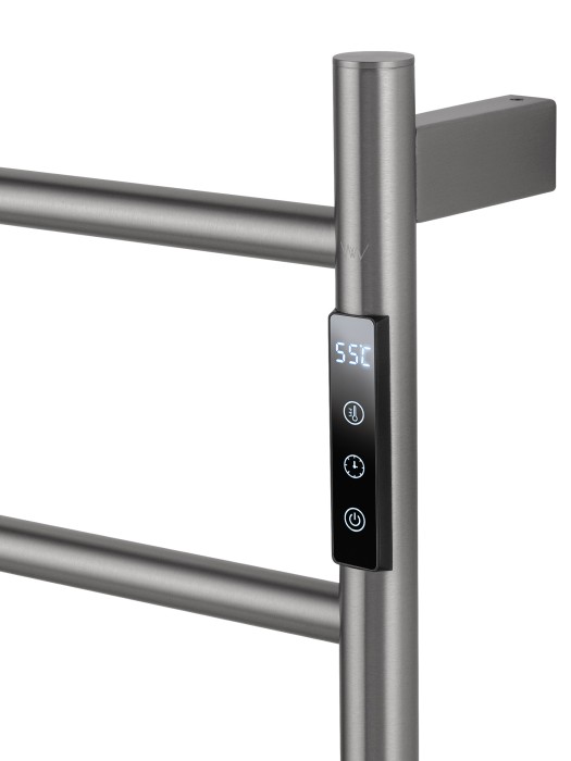 Полотенцесушитель электрический, Wonzon & Woghand Bonn, WW-AL404-BR цвет: никель