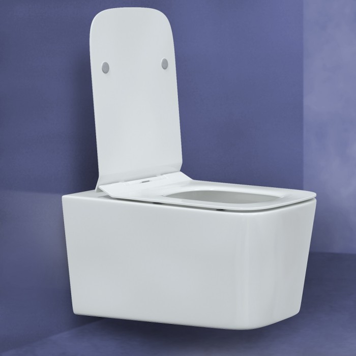 Унитаз BERGES FLOE, сиденье дюропласт Floe Slim SO, арт. 082121