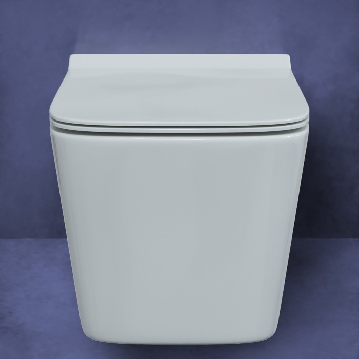 Унитаз BERGES FLOE, сиденье дюропласт Floe Slim SO, арт. 082121