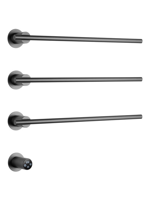 Полотенцесушитель электрический встраиваемый, Wonzon &amp; Woghand Dortmund, WW-A363-GM цвет: графит