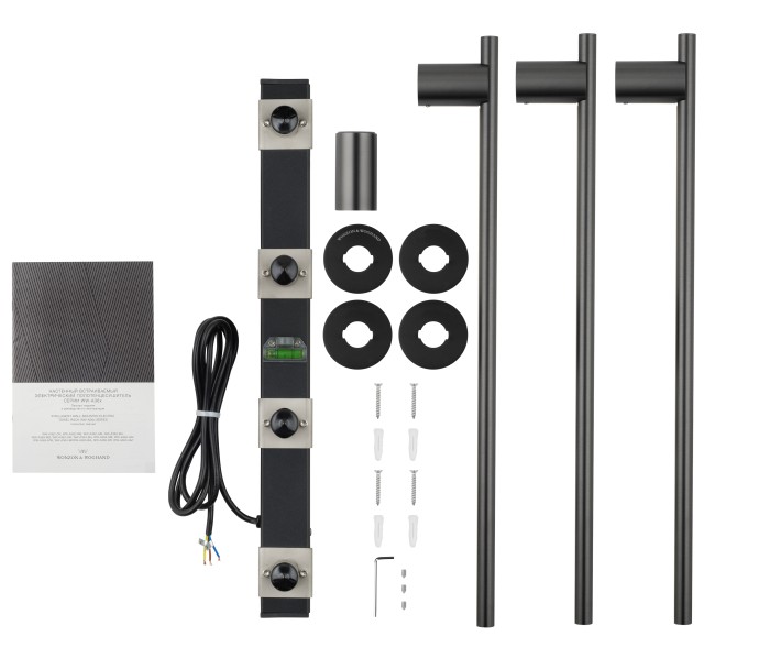 Полотенцесушитель электрический встраиваемый, Wonzon & Woghand Dortmund, WW-A363-GM цвет: графит