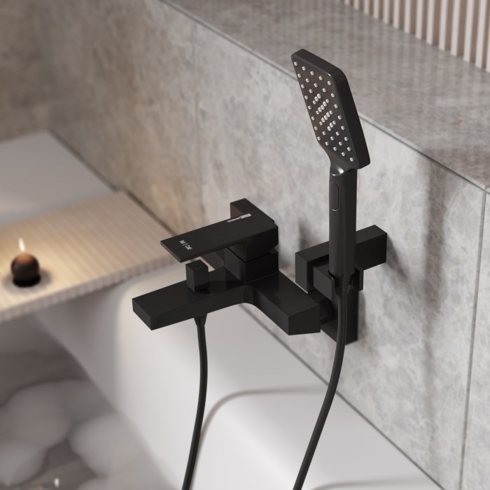 Смеситель для ванны с коротким изливом Abens 2000 WasserKRAFT арт. 2001