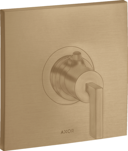 Термостат для душа HighFlow Citterio Axor, шлифованная бронза арт. 39711140