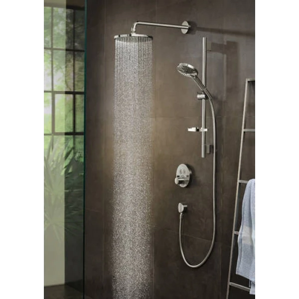 Шланговое подключение с клапаном обратного тока FixFit Hansgrohe, хром арт. 26453000