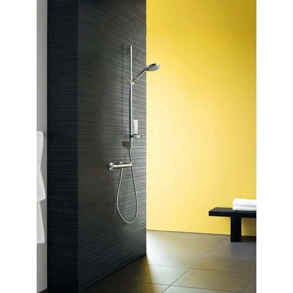 Душевой гарнитур Multi со штангой 65см и мыльницей Croma 100 Hansgrohe, хром арт. 27775000