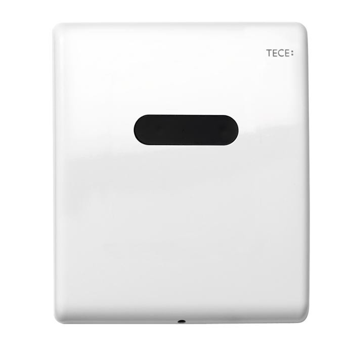 Панель смыва с инфракрасным датчиком, 230/12 v, белая глянцевая, planus TECE арт. 9242357