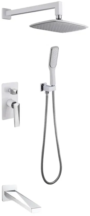 Душевая система, White chrome, Venturo Boheme 374-W-2