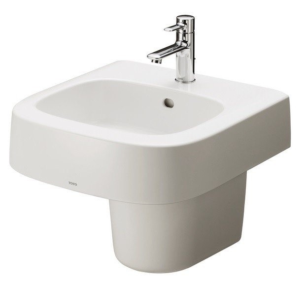 Раковина 51х52, накладная, NC/R TOTO, LW766Y цвет: белый