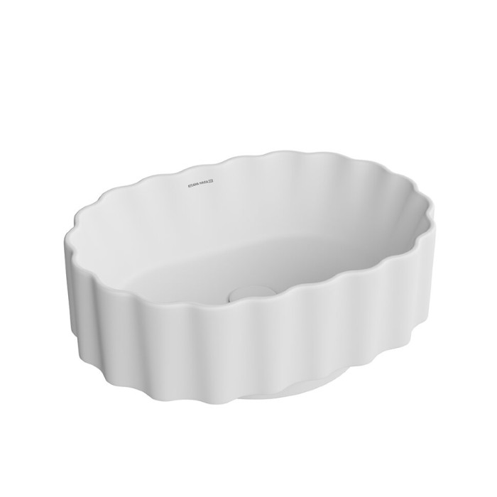 Раковина накладная 50x36,6см, Conchiglia Kerama Marazzi, белый - CC.wb.50\WHT.M