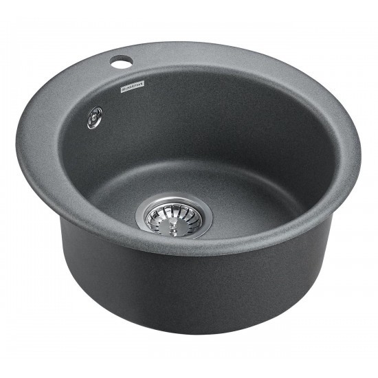 Мойка для кухни гранит D475 Paulmark GELEGEN 50, графит - PM404800-DG