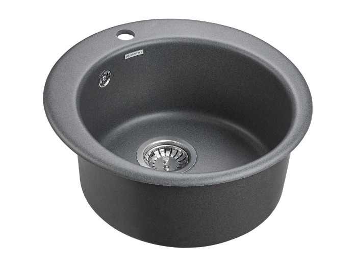 Мойка для кухни гранит D475 Paulmark GELEGEN 50, графит - PM404800-DG