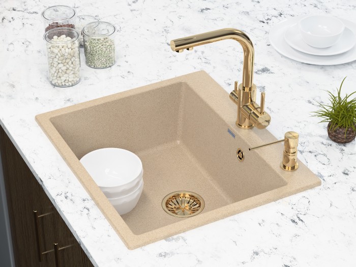 Смеситель для кухни  Paulmark ESSEN, золото - Es213011-G