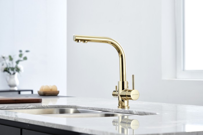 Смеситель для кухни  Paulmark ESSEN, золото - Es213011-G