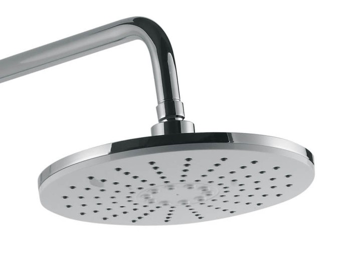 Душевая система с поворотным изливом, керамический картридж, хром/белый, Azario NEVO арт. AZ-801