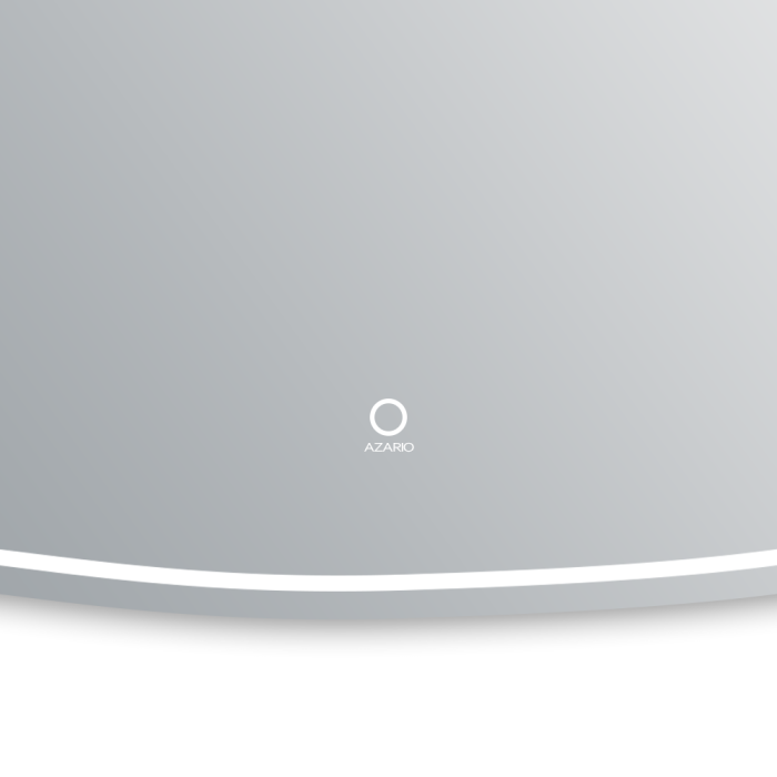 Зеркало 600х600 подсветка, сенсорный выключатель с функцией диммера, Azario Lotos - AZ-Z-015CS