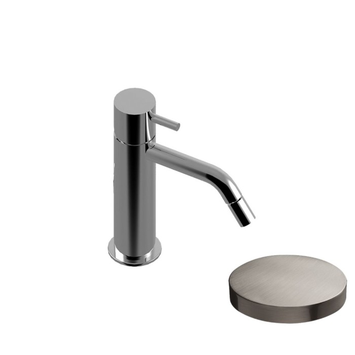 Смеситель для биде, высокий излив, без донного клапана, Giulini My future, матовый никель арт. 5907/SCNKO