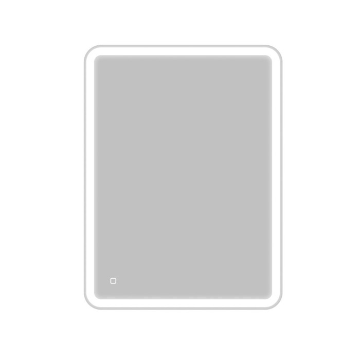 Зеркало 60x80, прямоугольное, с встроенным светильником и сенсорным выключателем, BelBagno Marino арт. SPC-MAR-600-800-LED-TCH