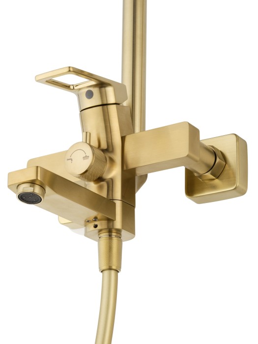 Душевая система, Wonzon & Woghand Frame, WW-88739010-BG цвет: золото