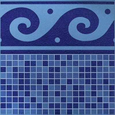 Плитка olas azul mix 33.3x33.3 EL MOLINO Indico арт. n129909