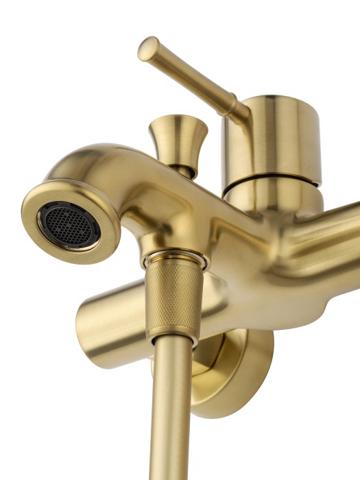 Смеситель для ванны с душем, Wonzon & Woghand Tor, WW-88037073-BG цвет: золото