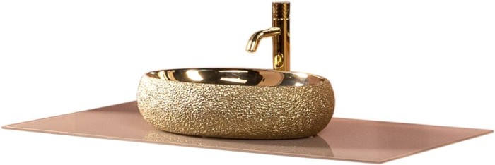Столешница стекло 110см прямая capuccino, Boheme Neoart - 853-110-CP