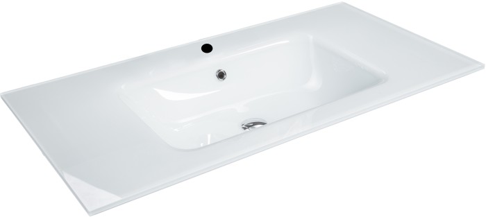 Столешница стекло 110см моноблок white, Boheme Neoart - 852-110-WH