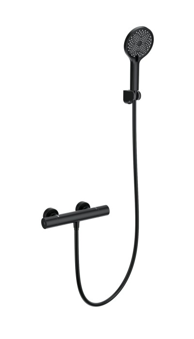 Смеситель для душа с термостатом, Wonzon &amp; Woghand Inn, WW-B3013-A-MB цвет: черный