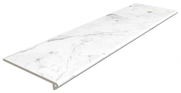 Плитка peldano redondeado carrara blanco liso 119.7x33x14 GRES DE ARAGON Marble арт. 970180